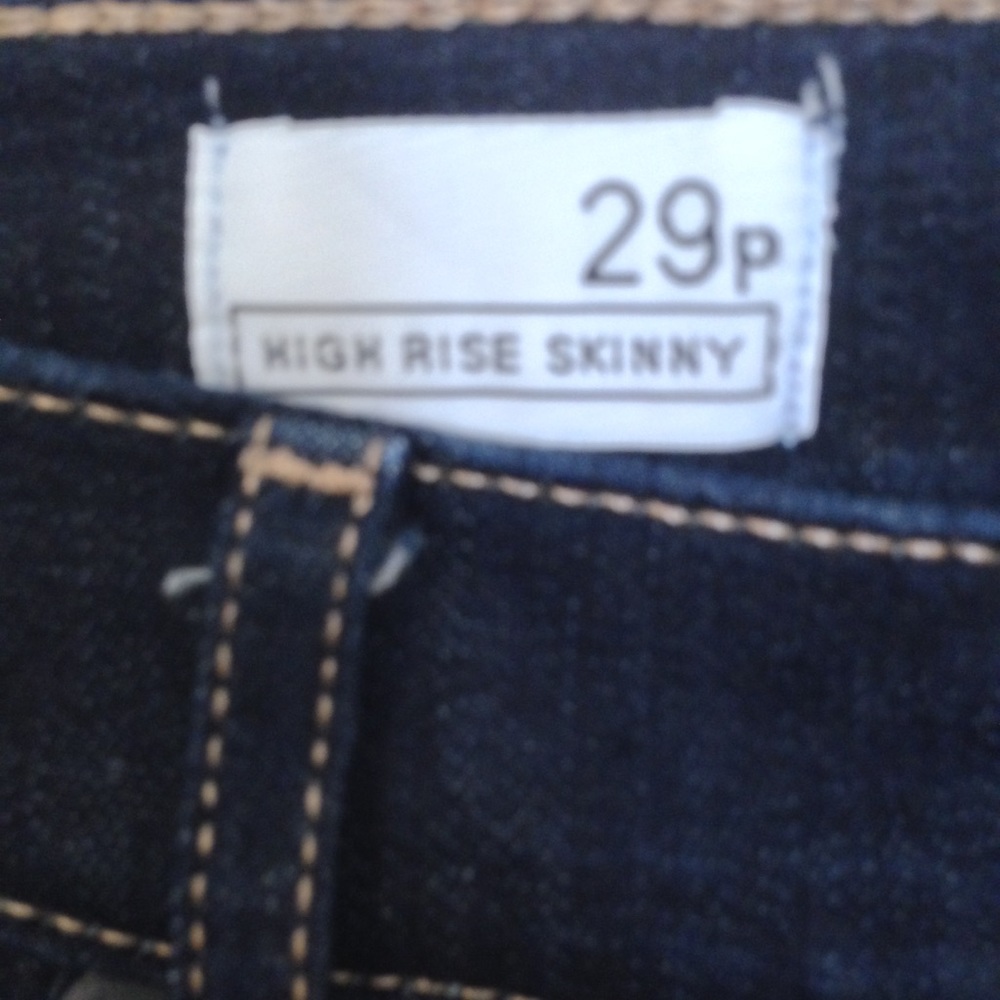 High Rise skinny 29 P Dark Rinse - Picture 3 of 4